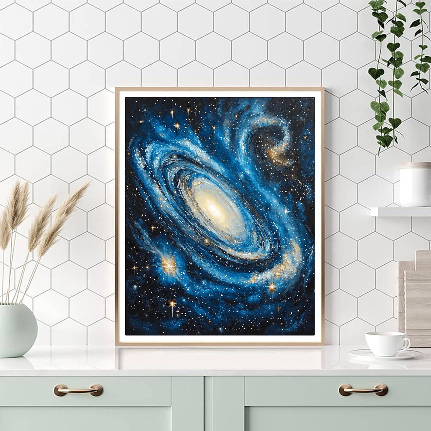 Wassily Kandinsky Inspired Abstract Galaxy Dreams  Paint By Numbers Kits