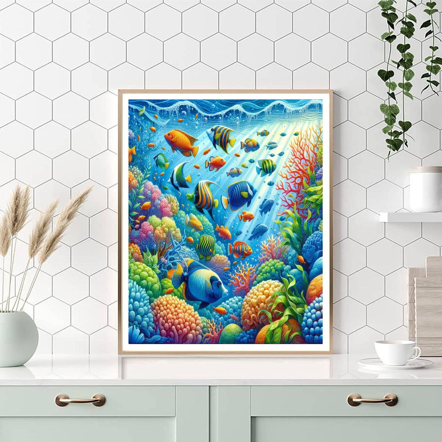 Mystical Ocean Treasures Numbered Painting Kits