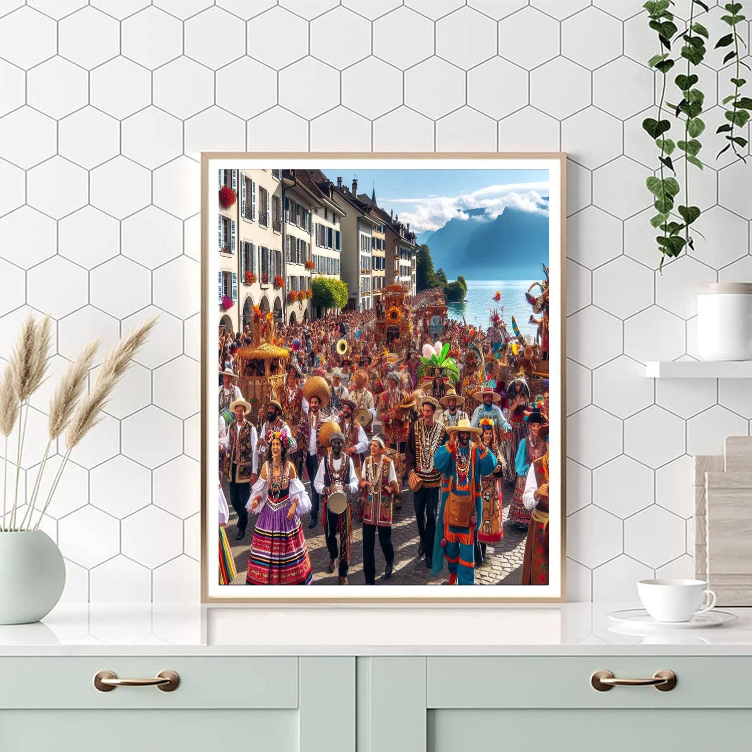 La Fête Des Vignerons Paint By Numbers Art