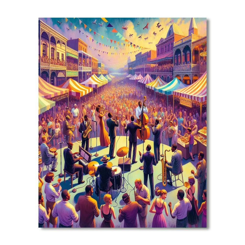 Jazz Fest - New Orleans, United States Paint By Number