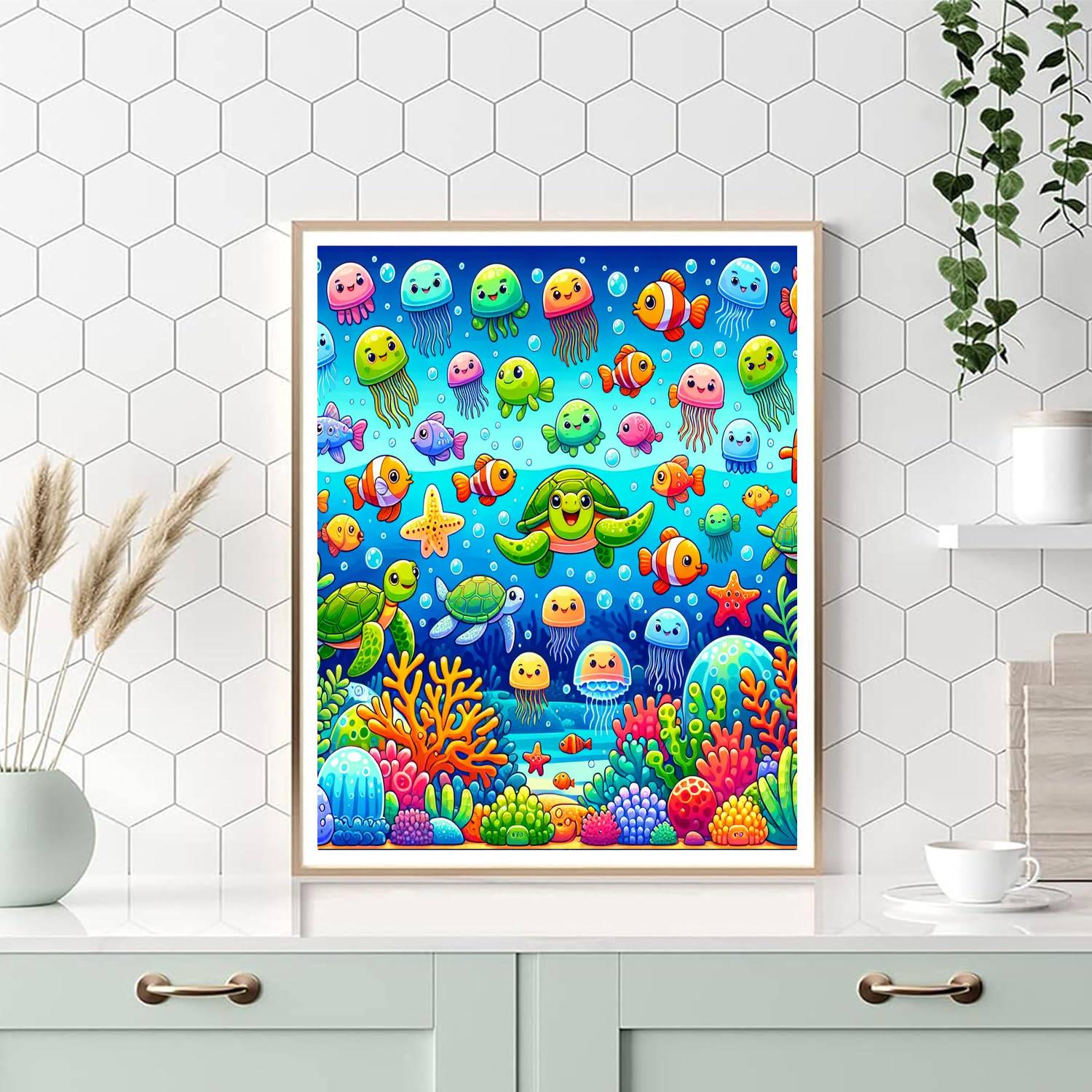Underwater Wonders Voyage Painting By Numbers Kit