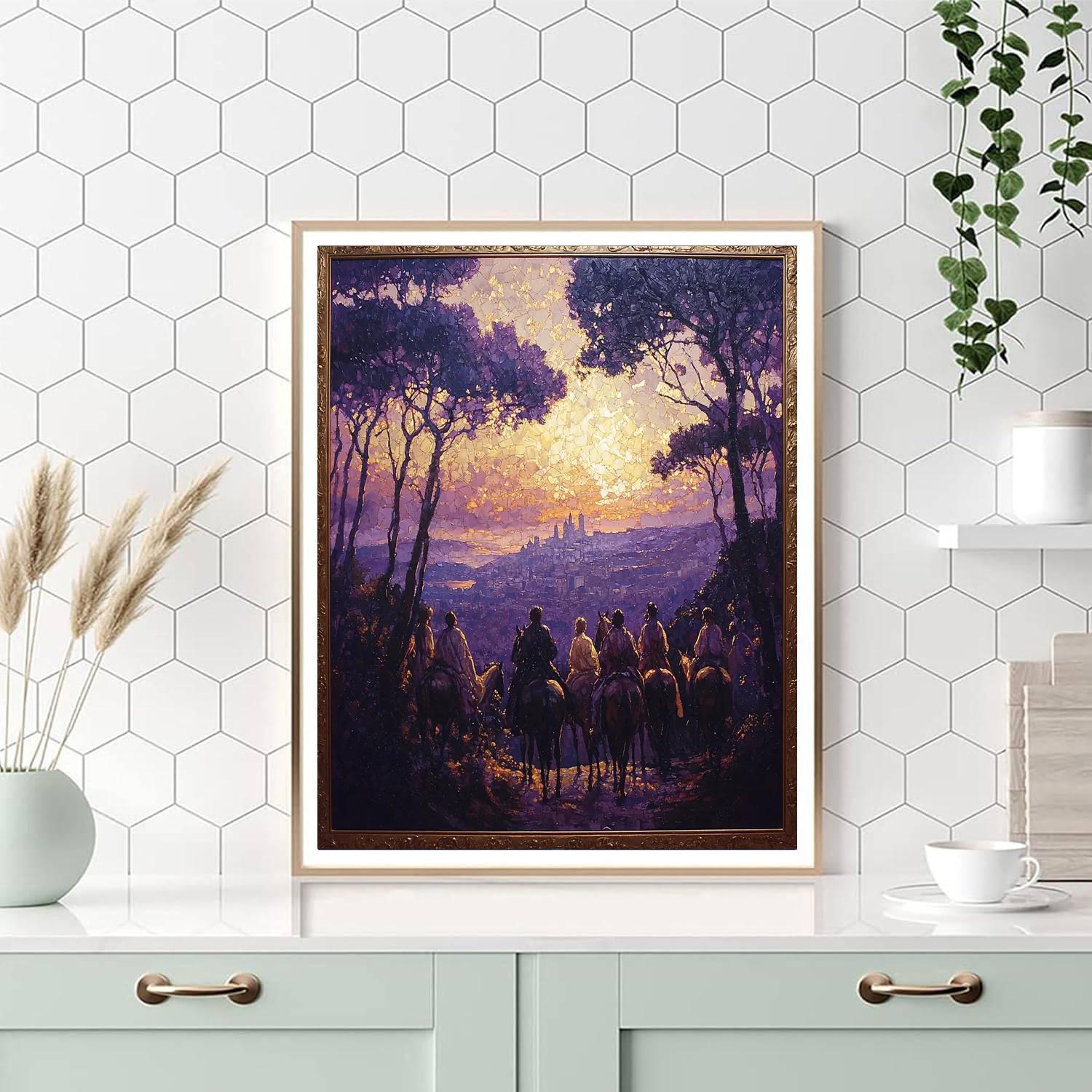 Caravaggio Inspired Aura Of Twilight  DIY Paint By Numbers