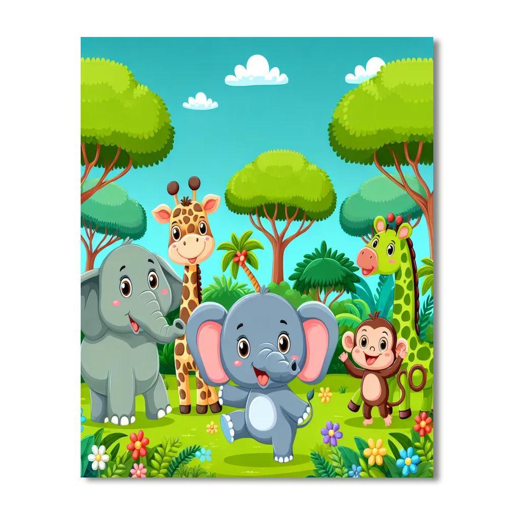 Animal Adventure Paint By Number
