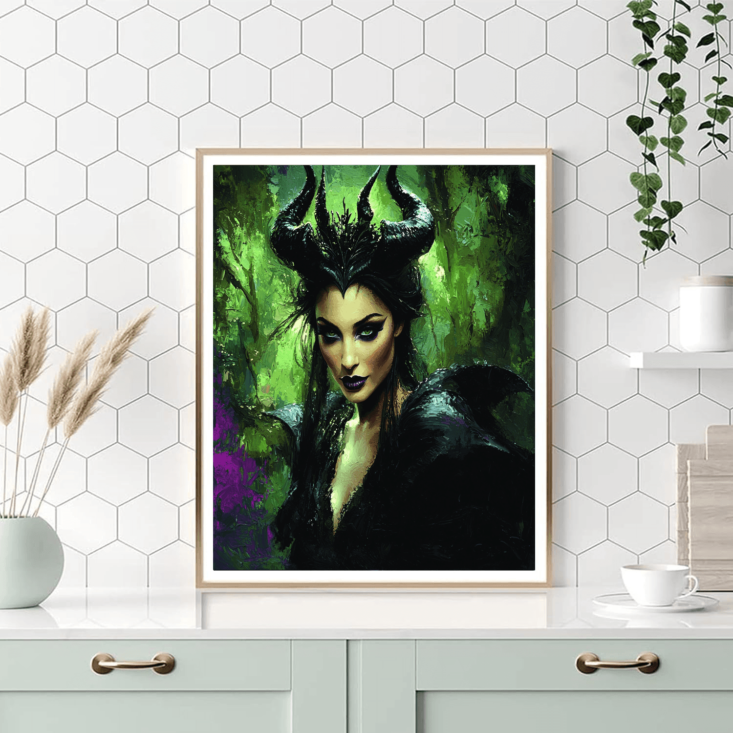 Angelina Jolie: The Enigmatic Spirit Of Maleficent Paint By Numbers