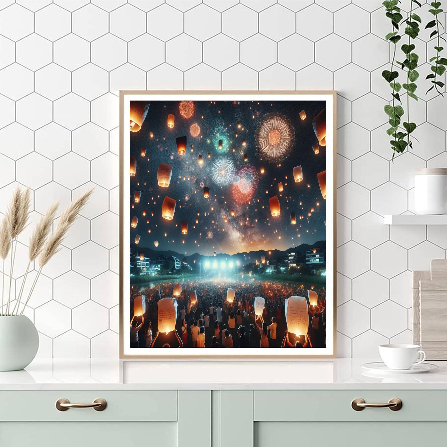 Chinese Lantern Festival - Pingxi Number Painting