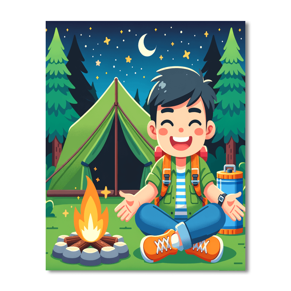 Happy Camper's Trip Paint By Numbers Kits