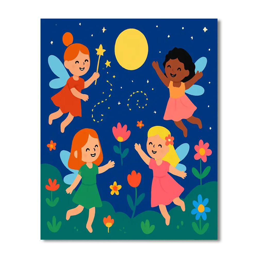 Enchanting Fairy Celebration DIY Paint By Numbers