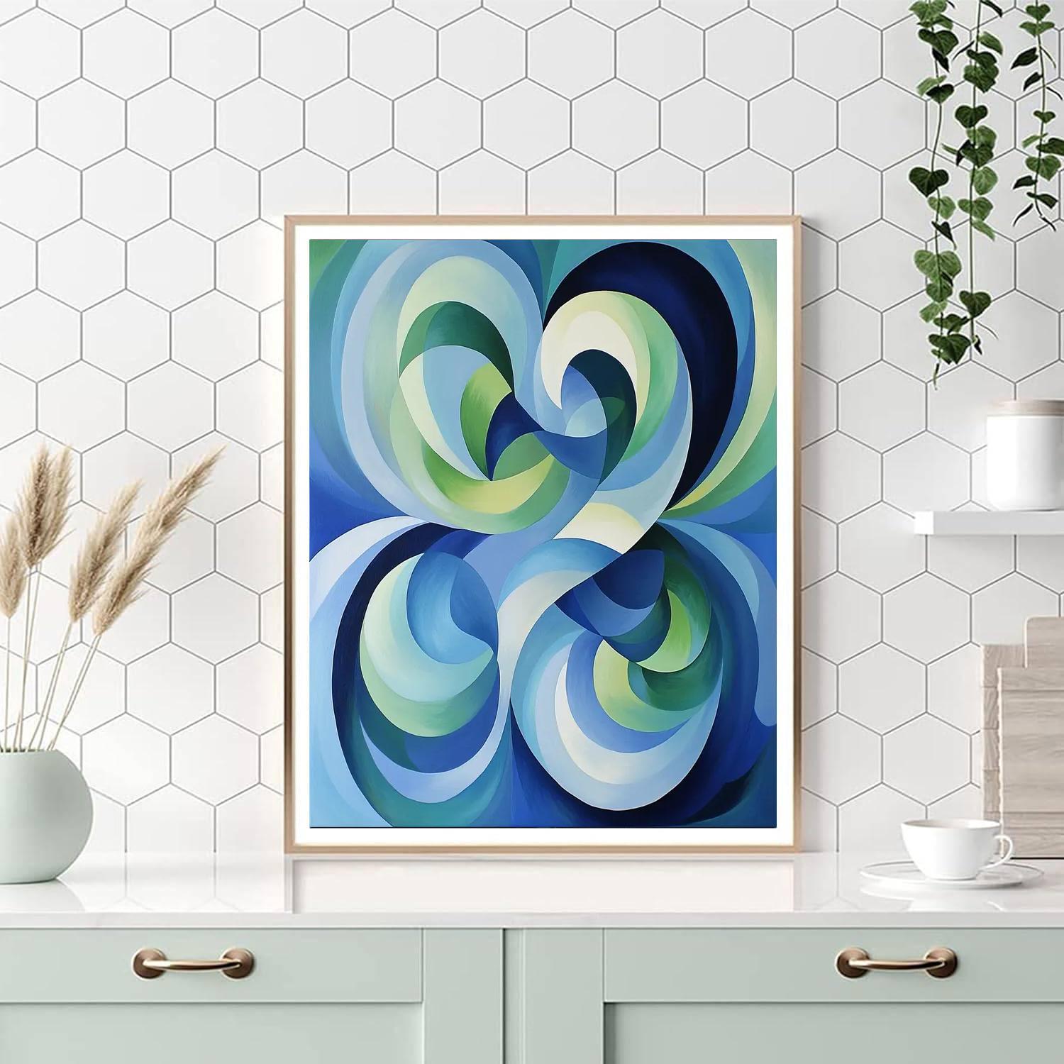 Frida Kahlo Inspired Spirals Of Reflection  Painting By Numbers Kit