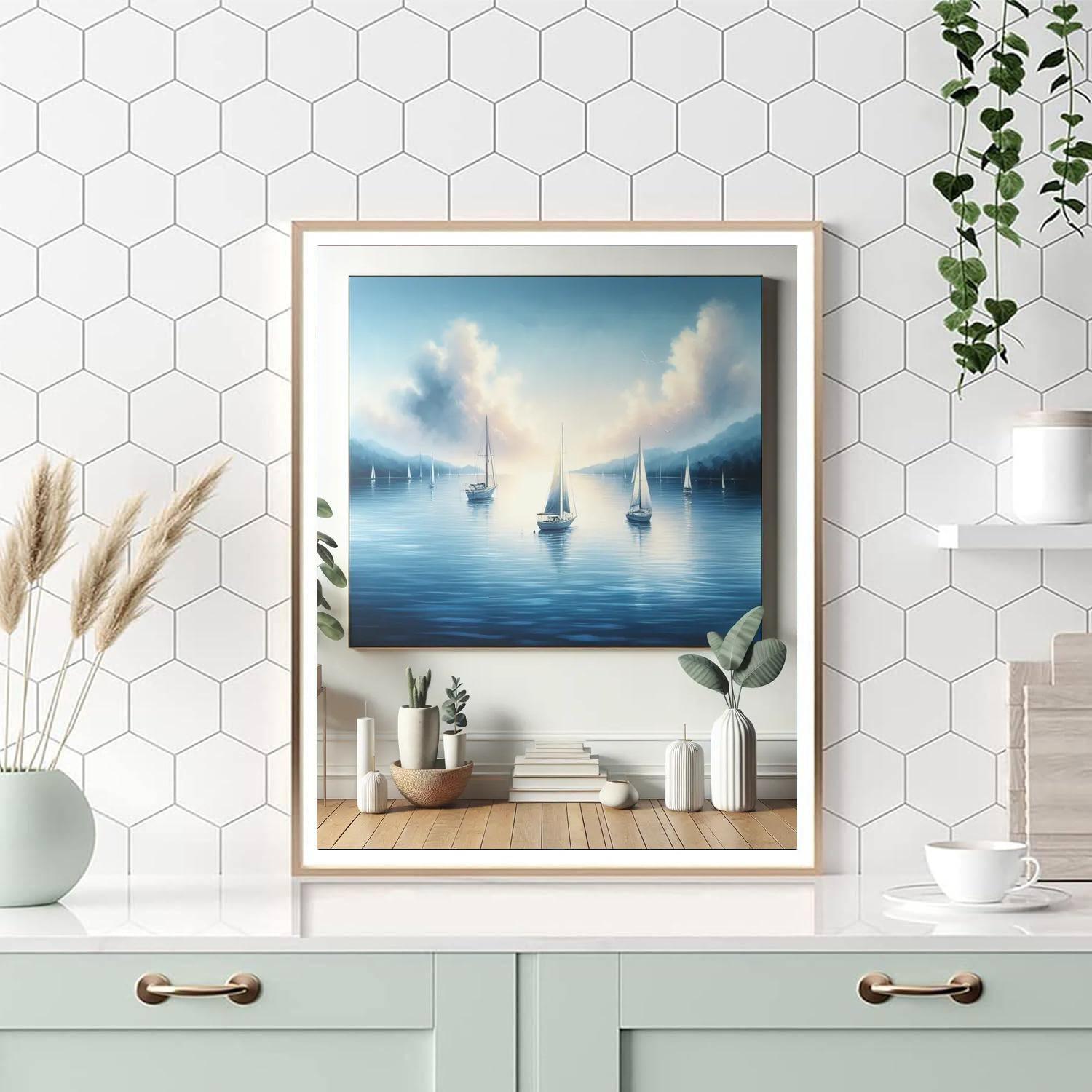 Sailing Away To Paradise Paint By Numbers Art