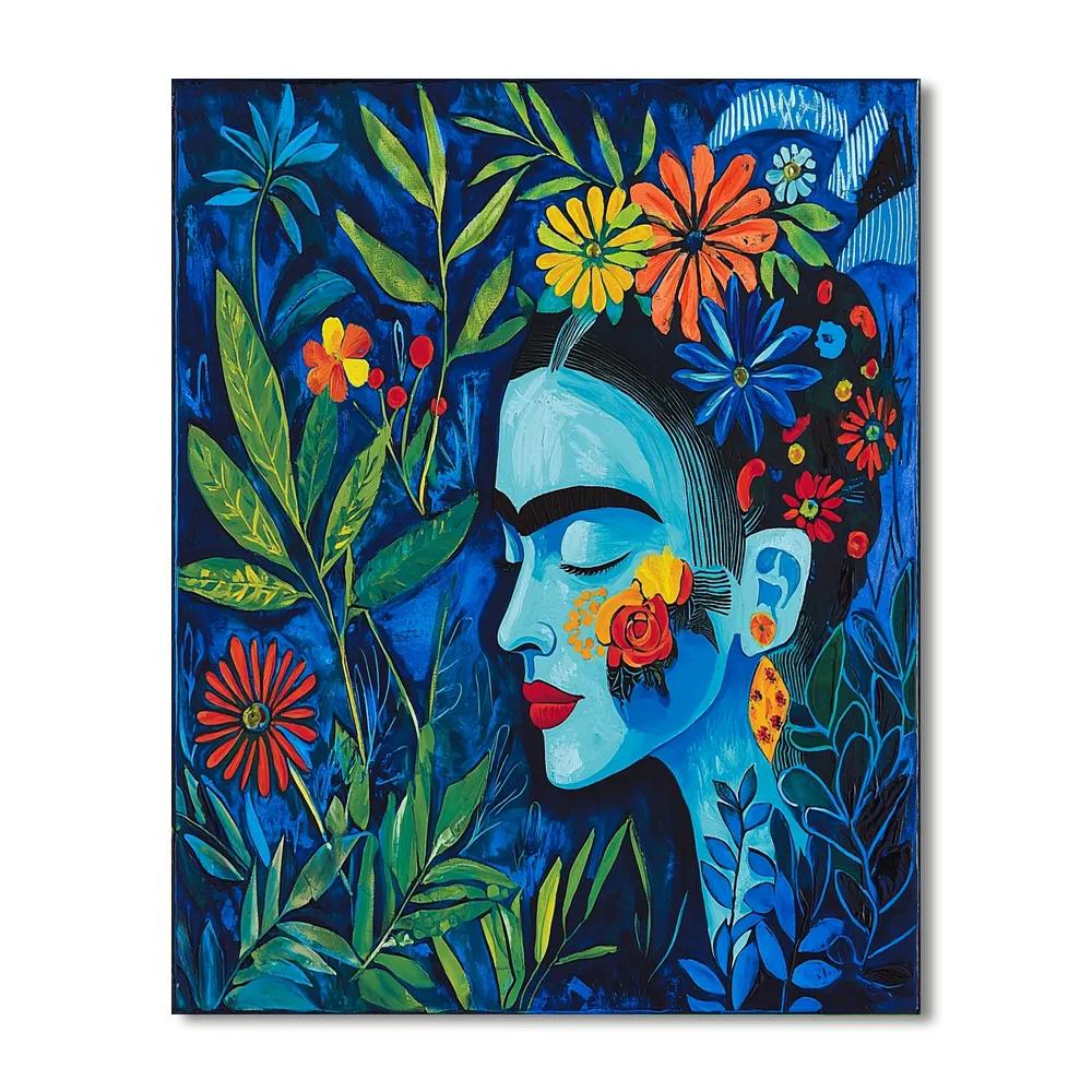 Frida Kahlo Inspired Symphony Of Inner Worlds  Painting By Numbers Kit