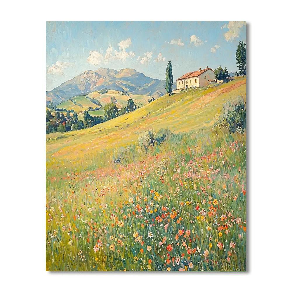 Paul Cézanne Inspired Ethereal Meadow  Paint By Numbers Kits