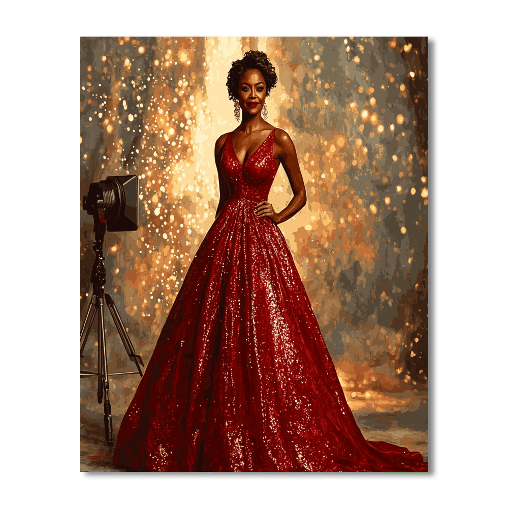 Viola Davis: A Journey Through Resilience Paint By Numbers Kits