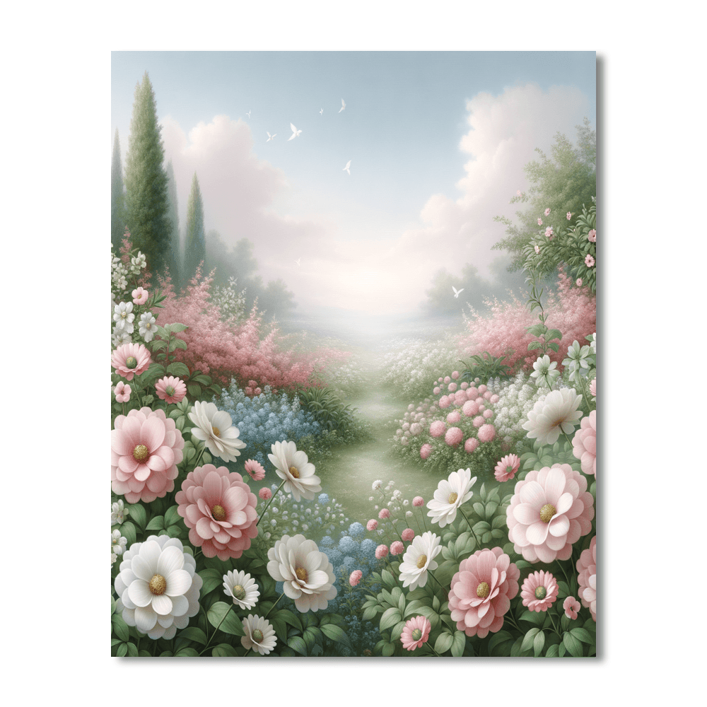 Harmonious Garden Retreat Paint By Number