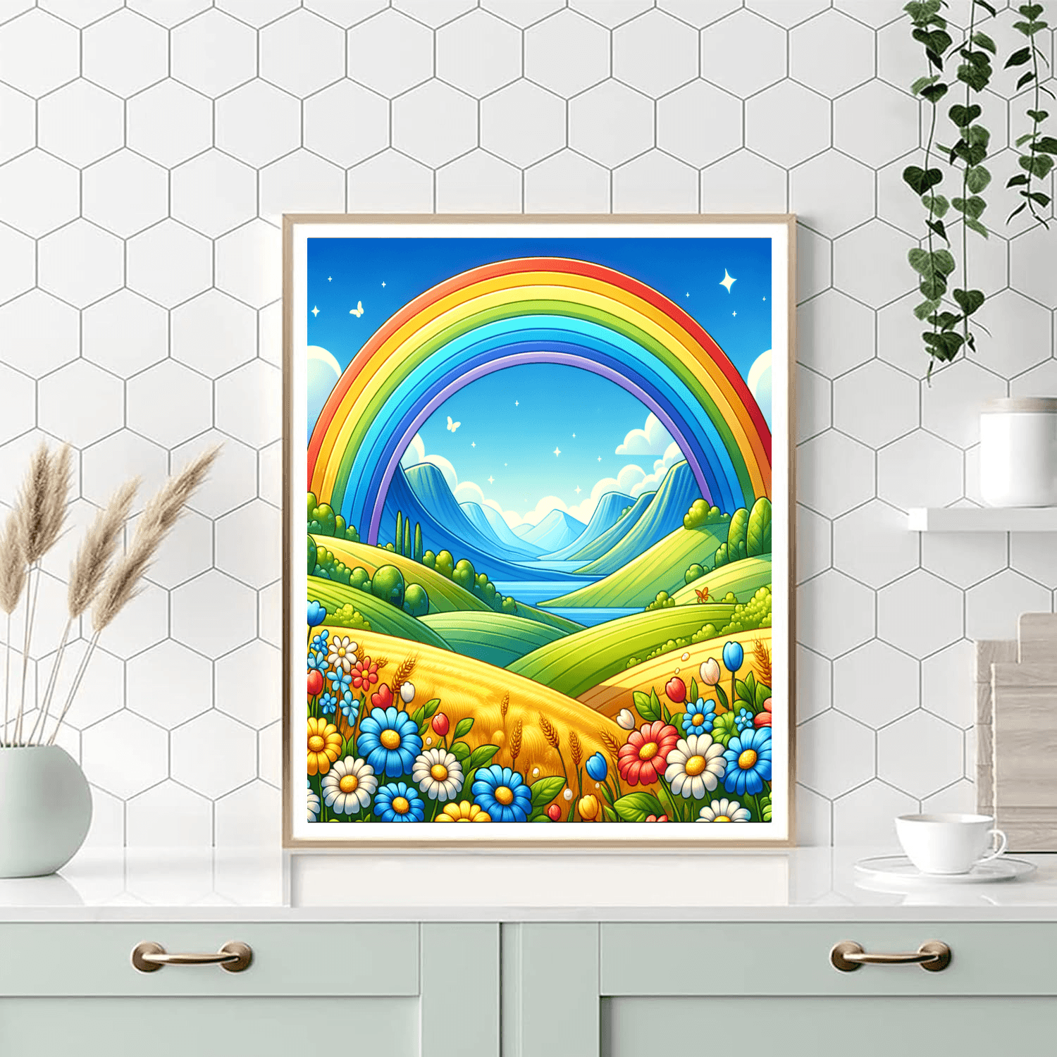 Under The Rainbow Numbered Painting Kits