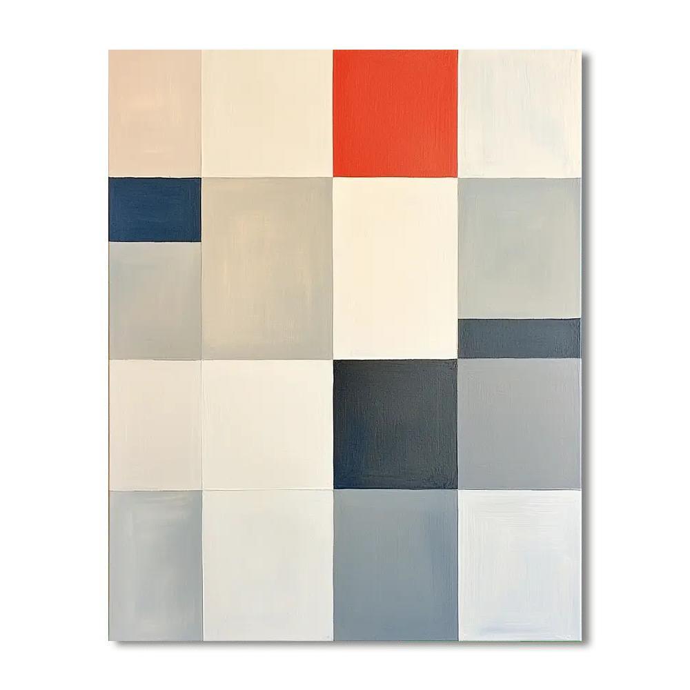 Kazimir Malevich Inspired Serene Minimalism  Numbered Painting Kits