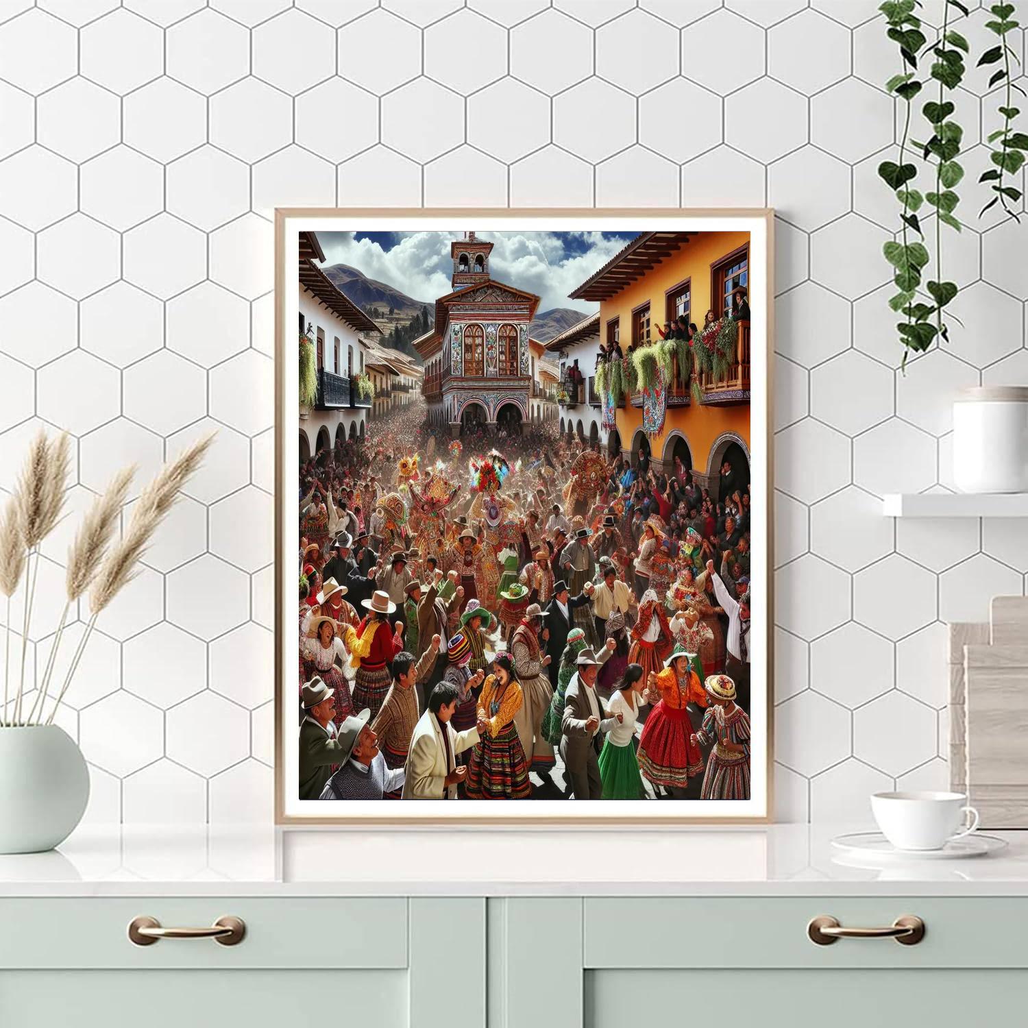 Feast Of The Virgin Of Candelaria - Peru Paint By Color