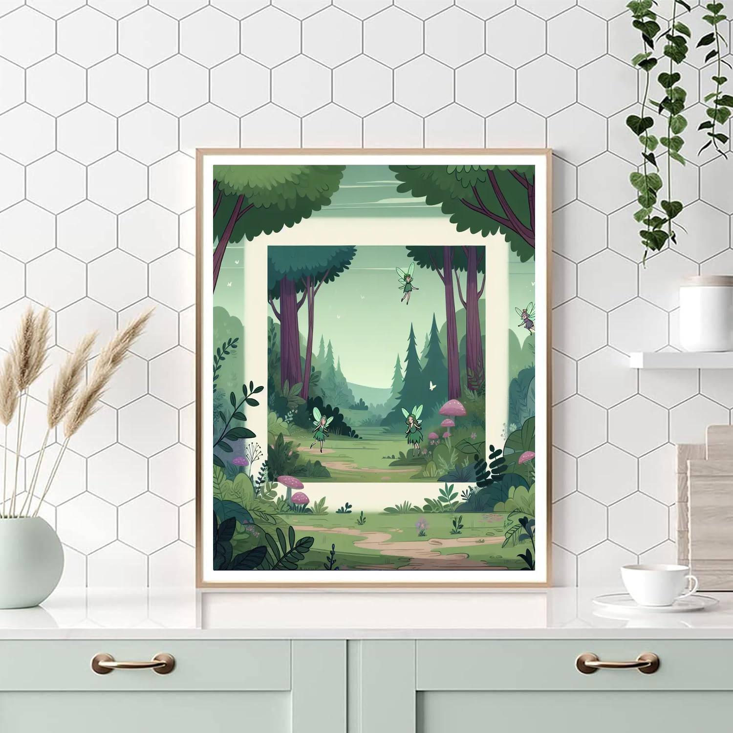 Enchanted Woodland Whispers Paint By Numbers Art