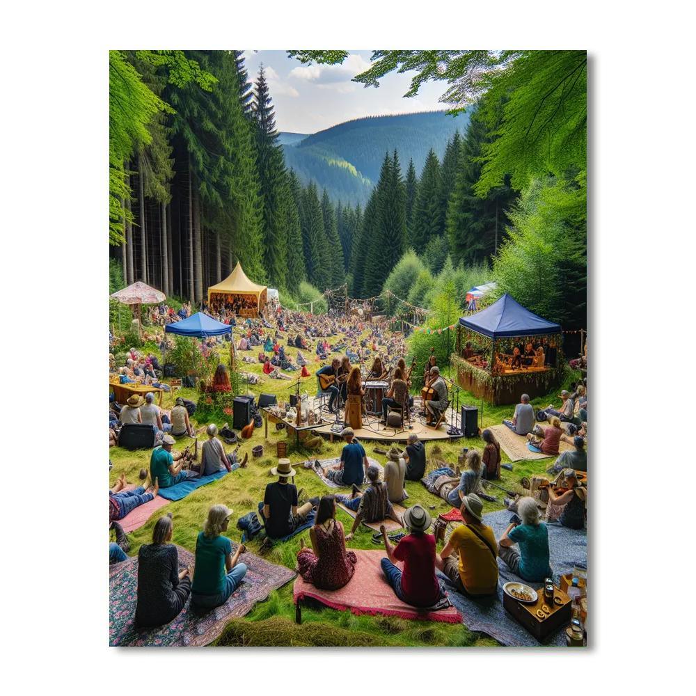 Waldsee Music Festival Painting Number Kit