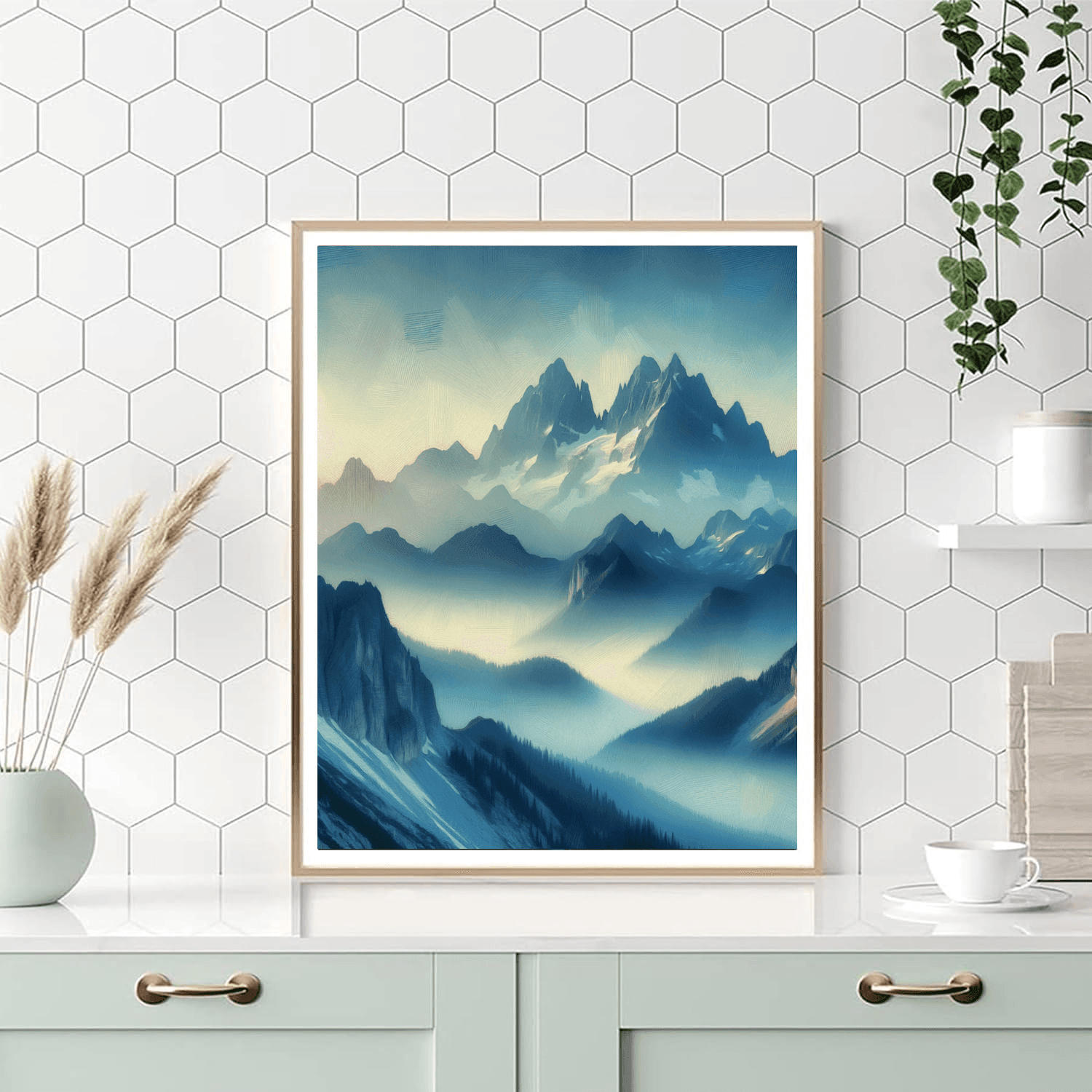 Mystic Mountainscape Reverie Paint By Number