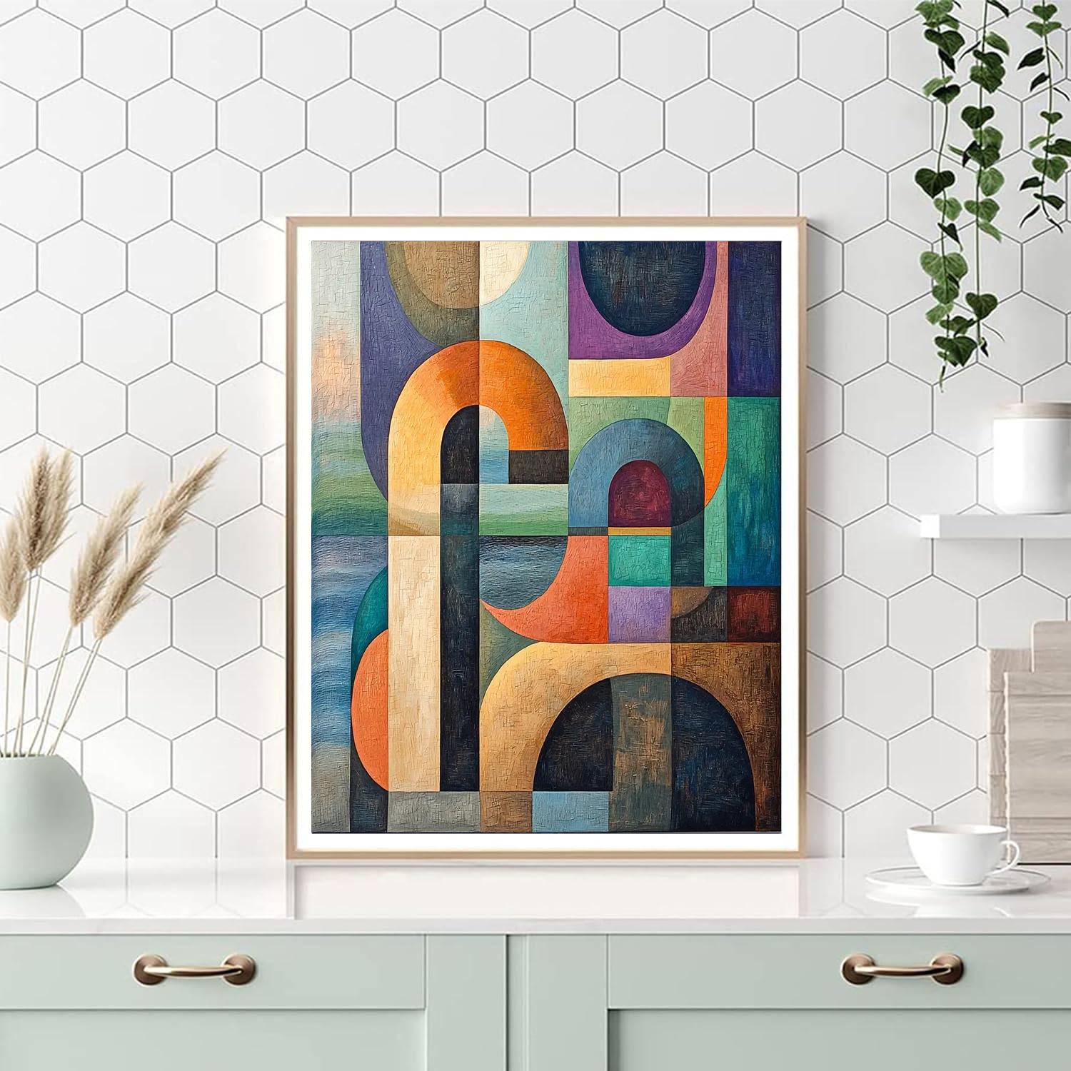 Max Ernst Inspired Fluid Expressions  Paint By Numbers Art