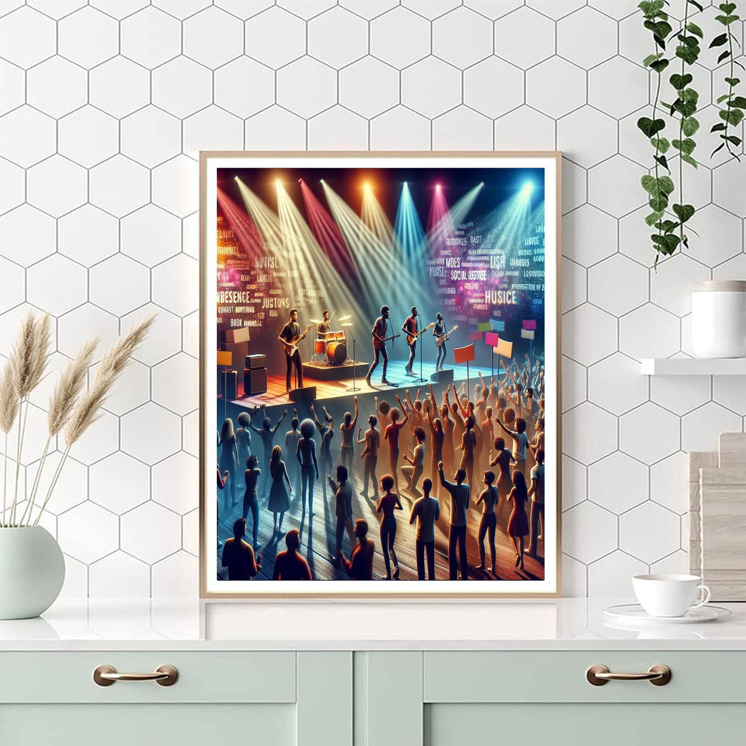 Global Citizen Festival Paint By Numbers Art
