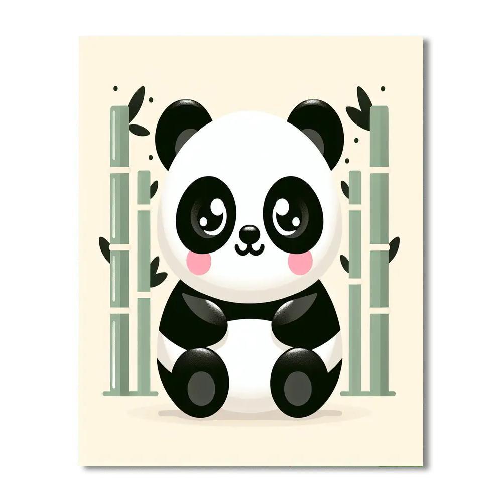 Giggly Panda Adventure Painting Number Kit