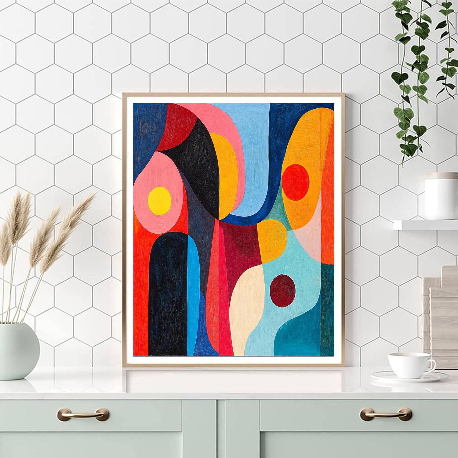 Paul Klee Inspired Balance Of Color  Paint By Number