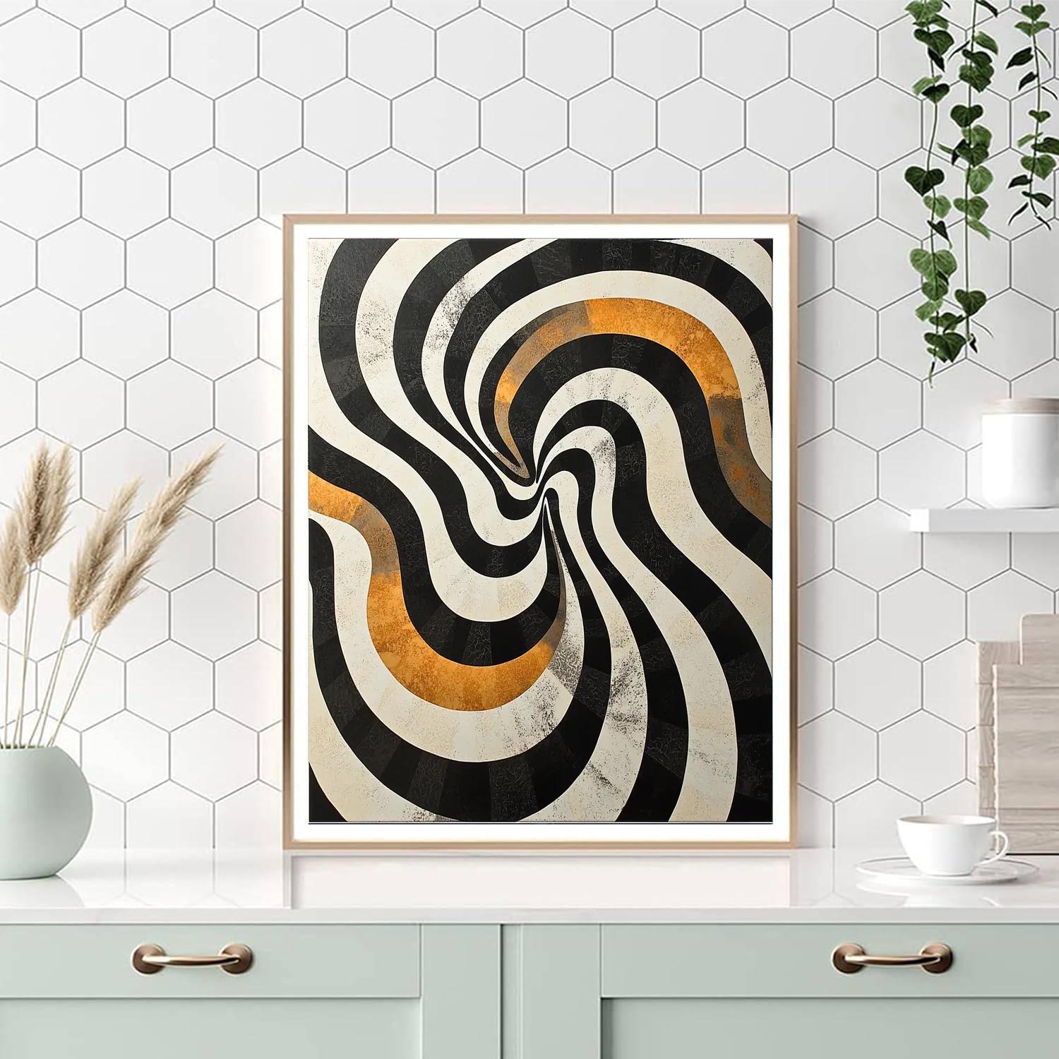 M.C. Escher Inspired Labyrinth Of Lines  Paint By Numbers Kits