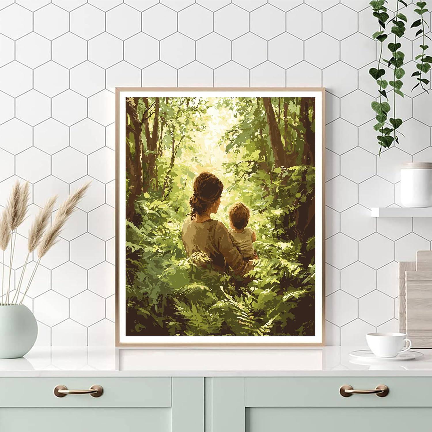 Nature’s Hug Number Painting