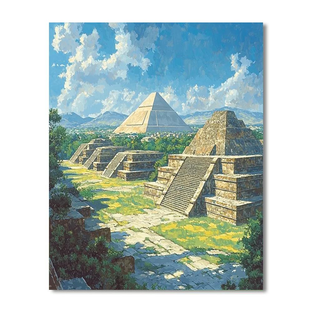 Teotihuacan - Mexico Numbered Painting Kits