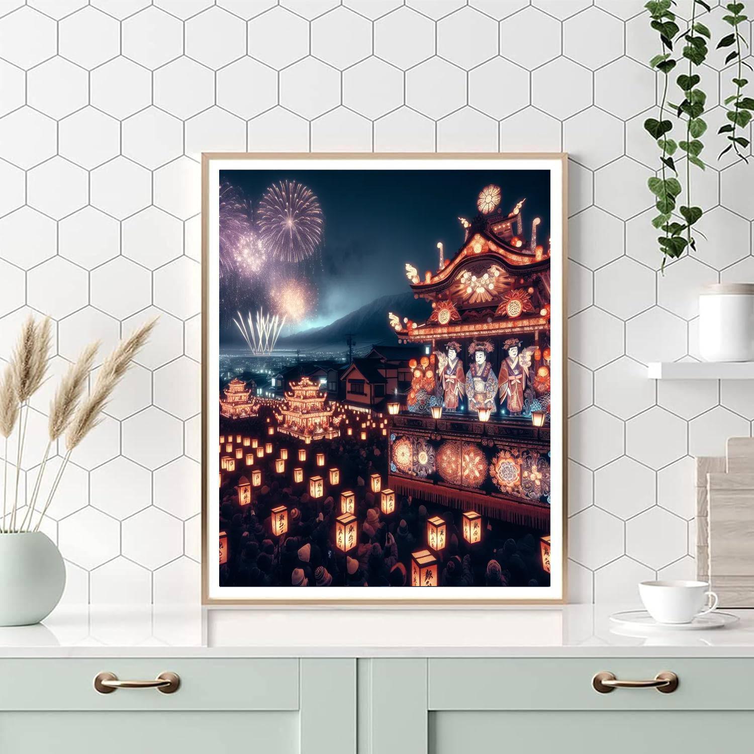 Chichibu Yomatsuri - Japan Painting By Numbers Kit