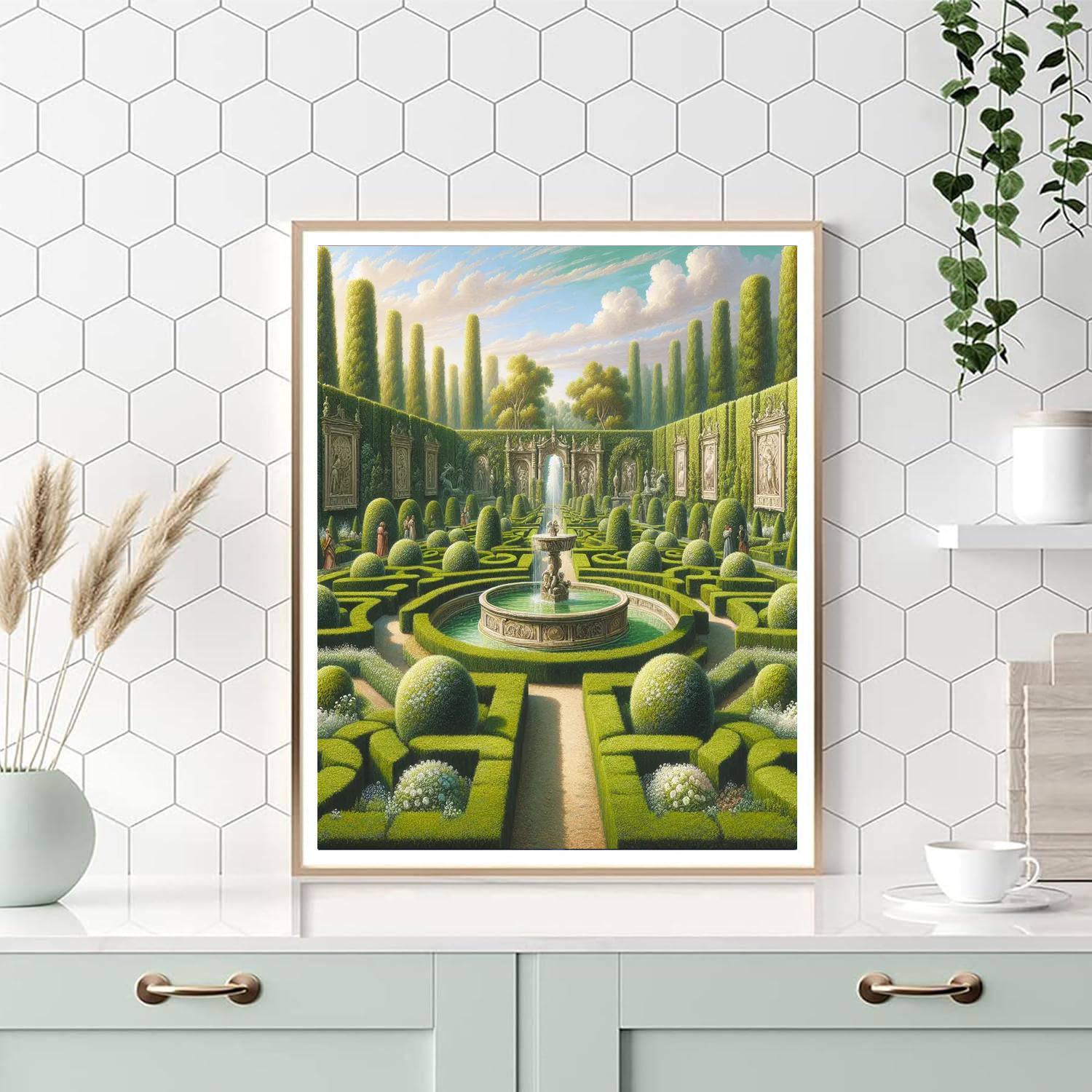 Renaissance Garden Harmony DIY Paint By Numbers