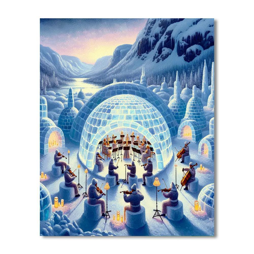 Ice Music Festival - Geilo Number Painting