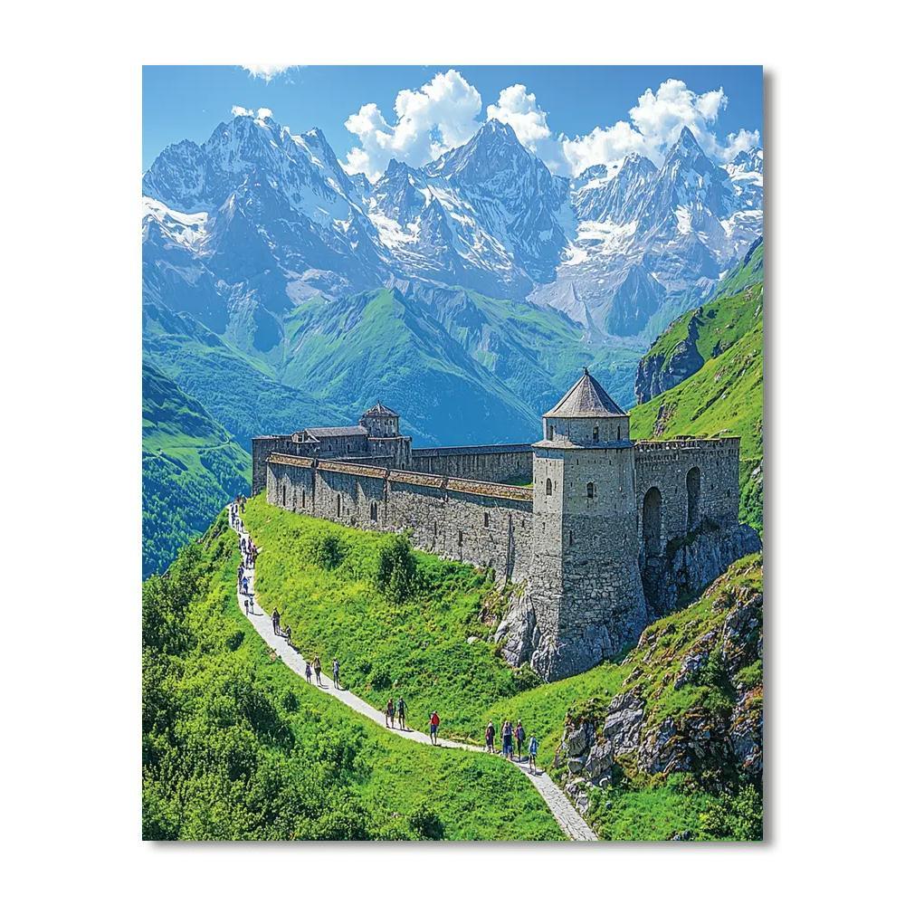 Forte Di Fenestrelle Painting Number Kit