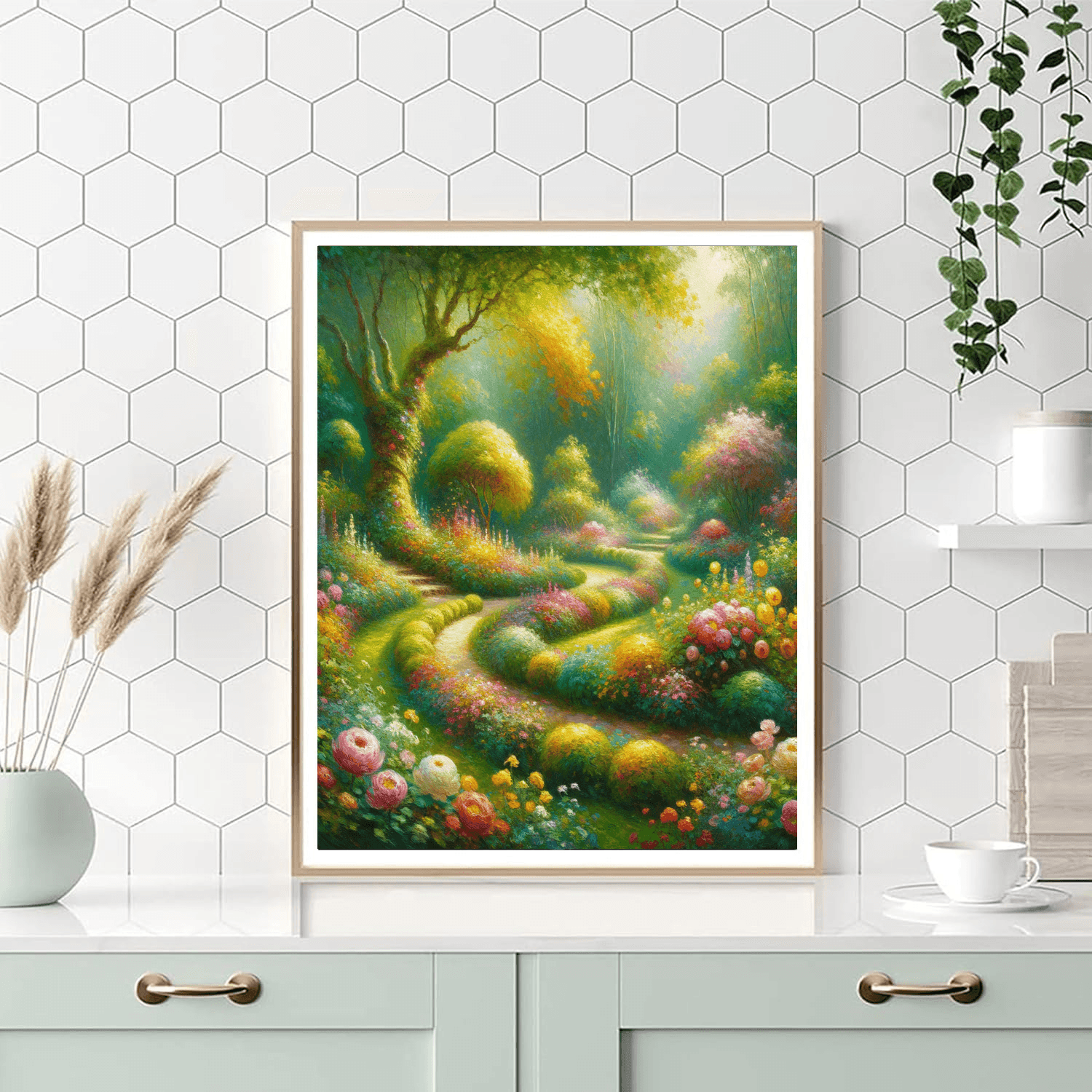 Garden Haven Retreat DIY Paint By Numbers