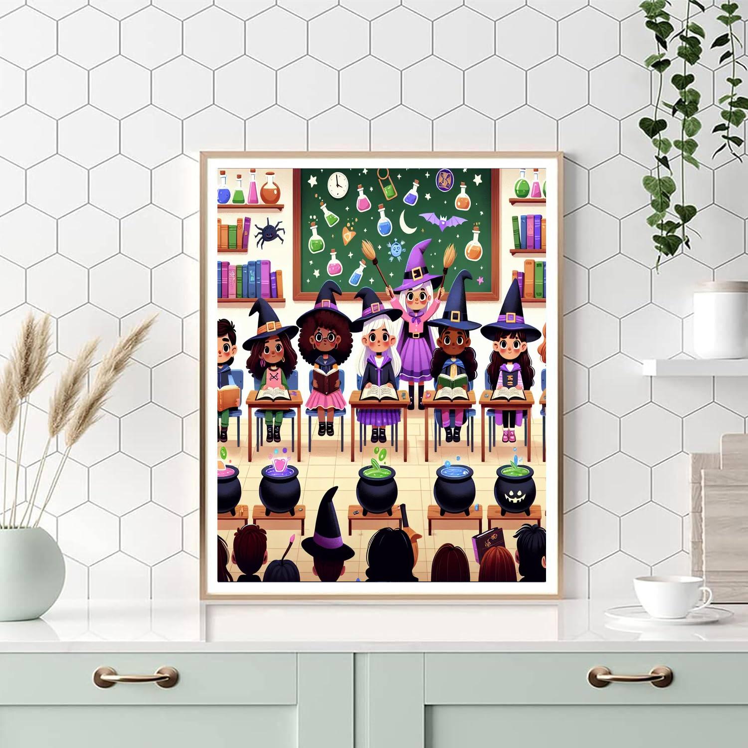 Magic Potion Academy Paint By Numbers