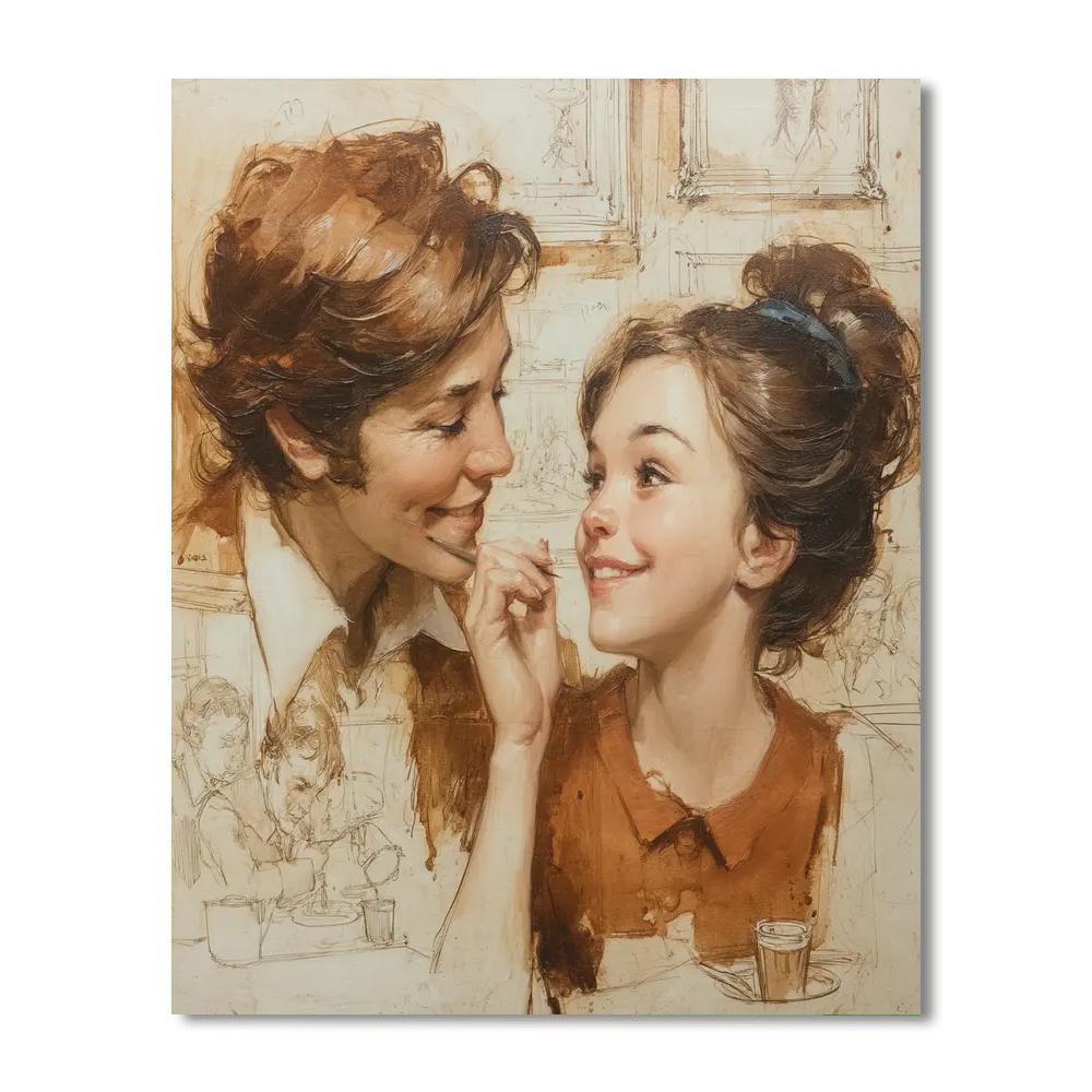 Together Through Time Painting Number Kit