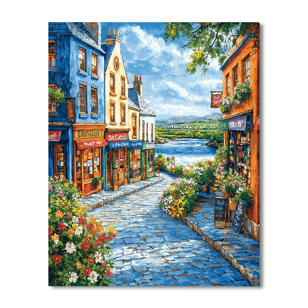 Galway City Number Painting