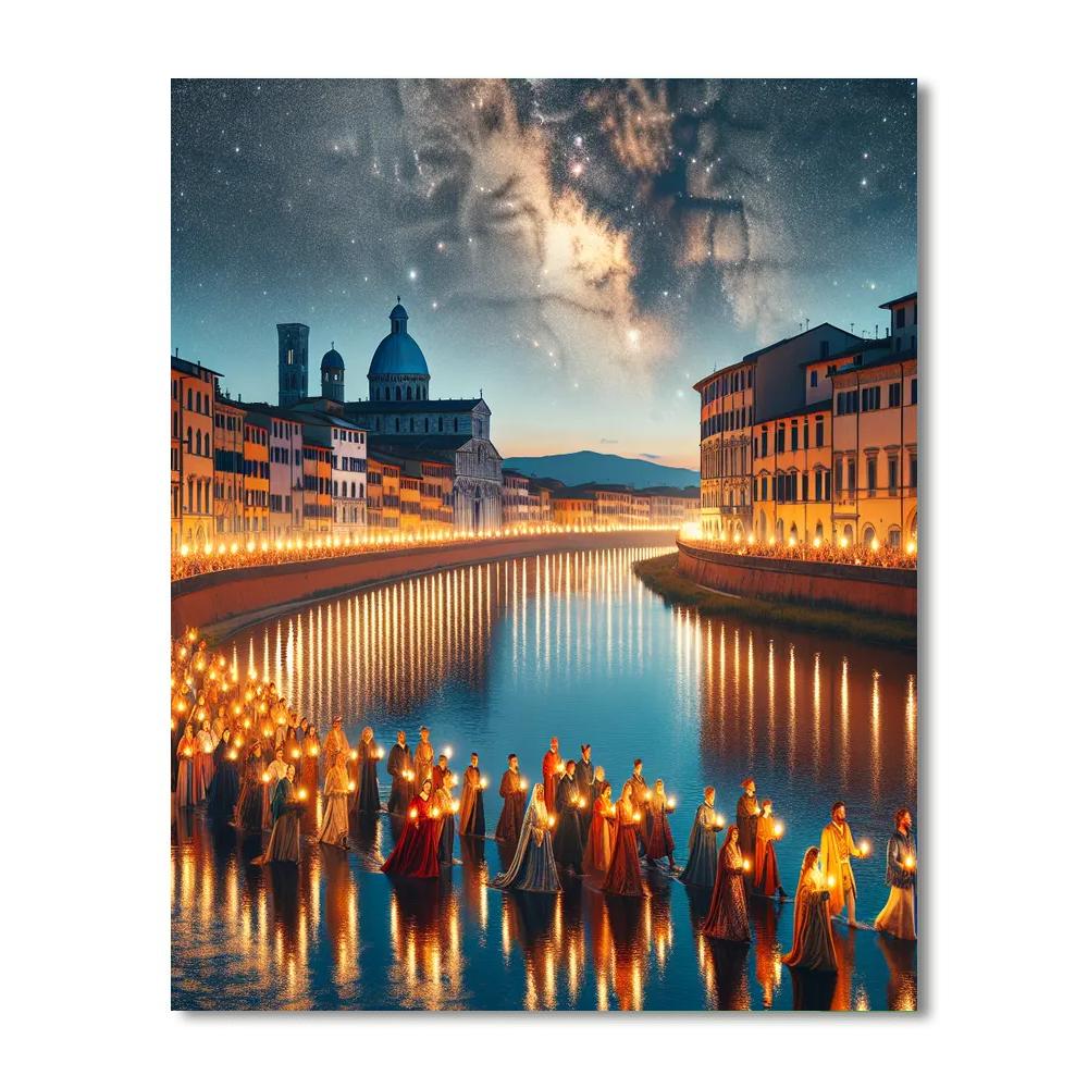 The Luminara Di San Ranieri - Italy DIY Paint By Numbers