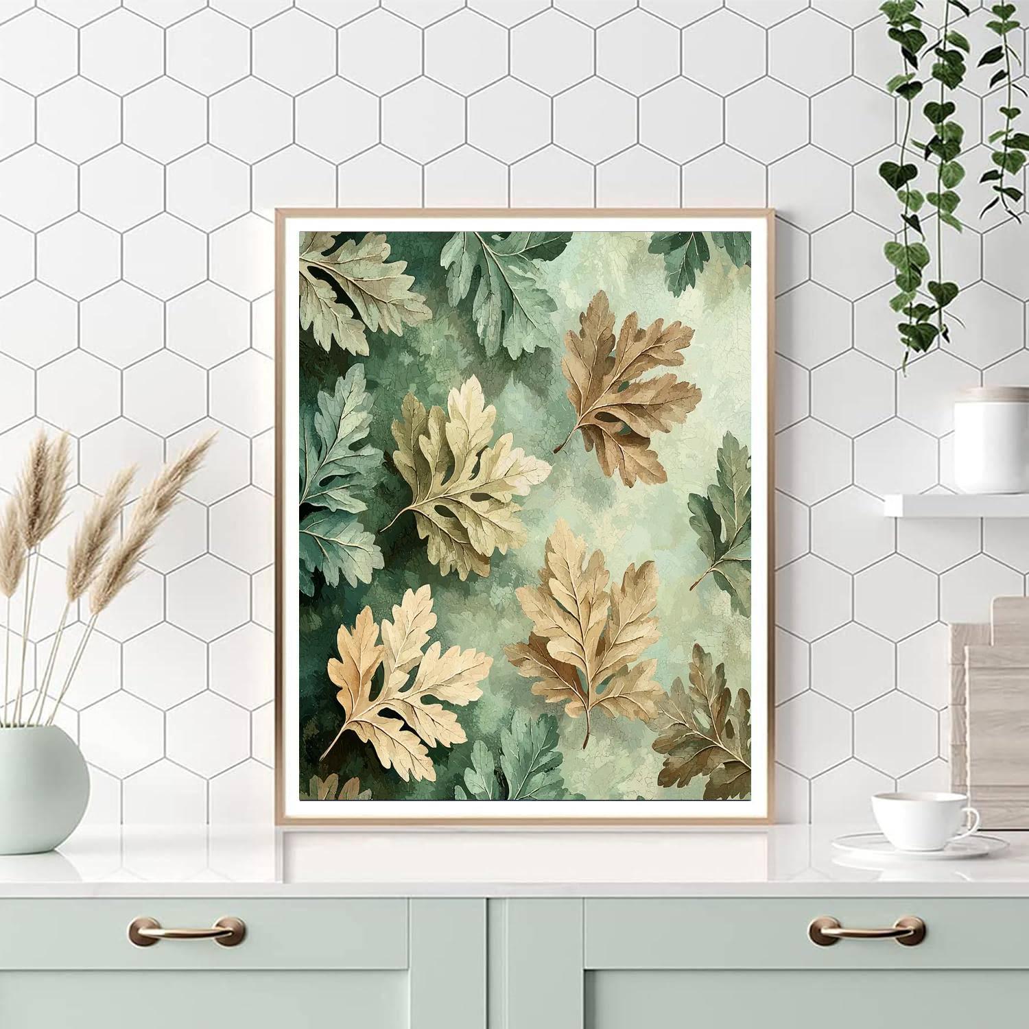 Leonardo Da Vinci Inspired Secrets Of The Leaves  Paint By Numbers Art