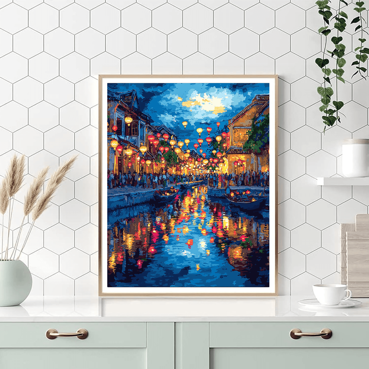 Hoi An Lantern Festival - Vietnam Paint By Numbers