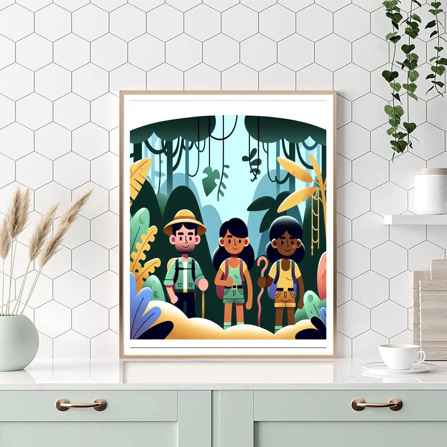 Epic Jungle Journey Numbered Painting Kits