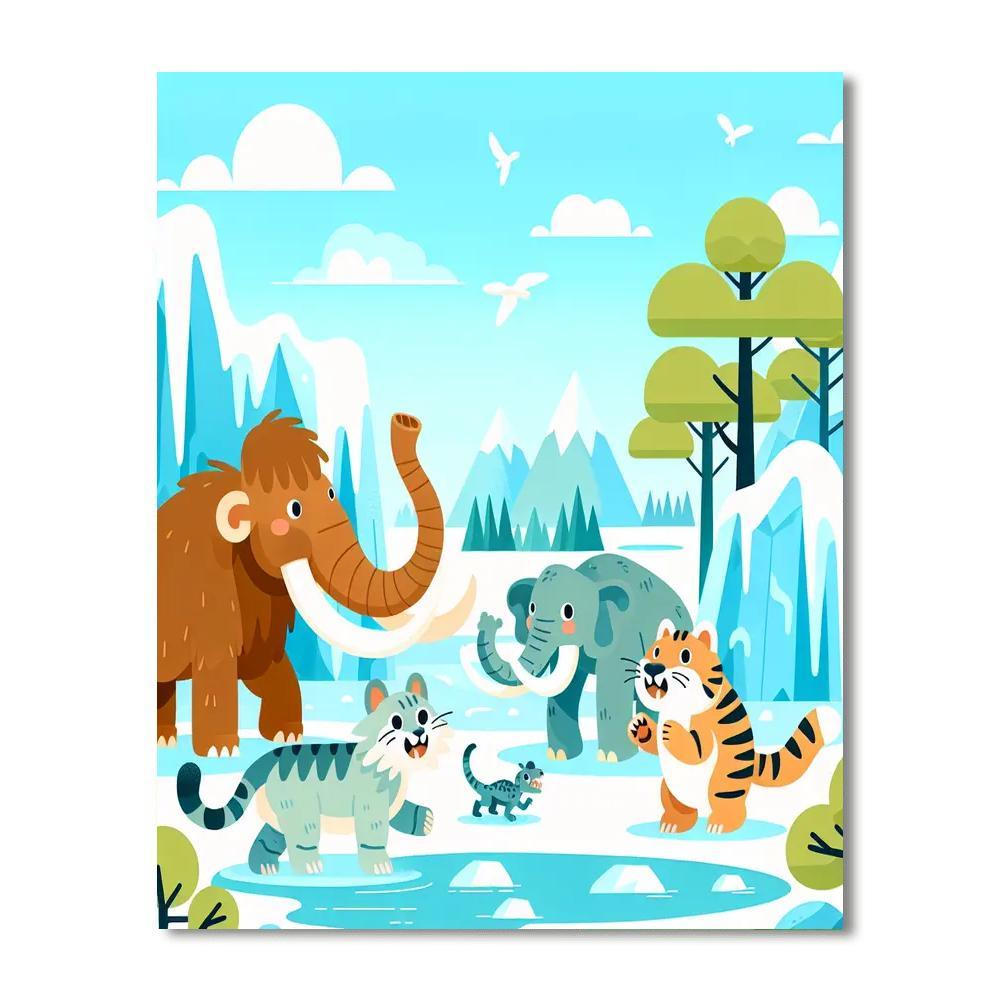 Ice Age Wonders Paint By Number