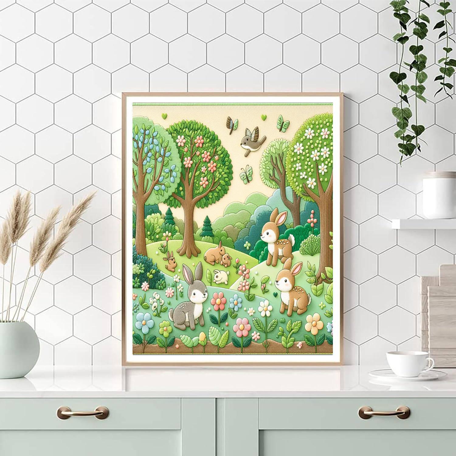 Enchanted Woodland Escape Numbered Painting Kits