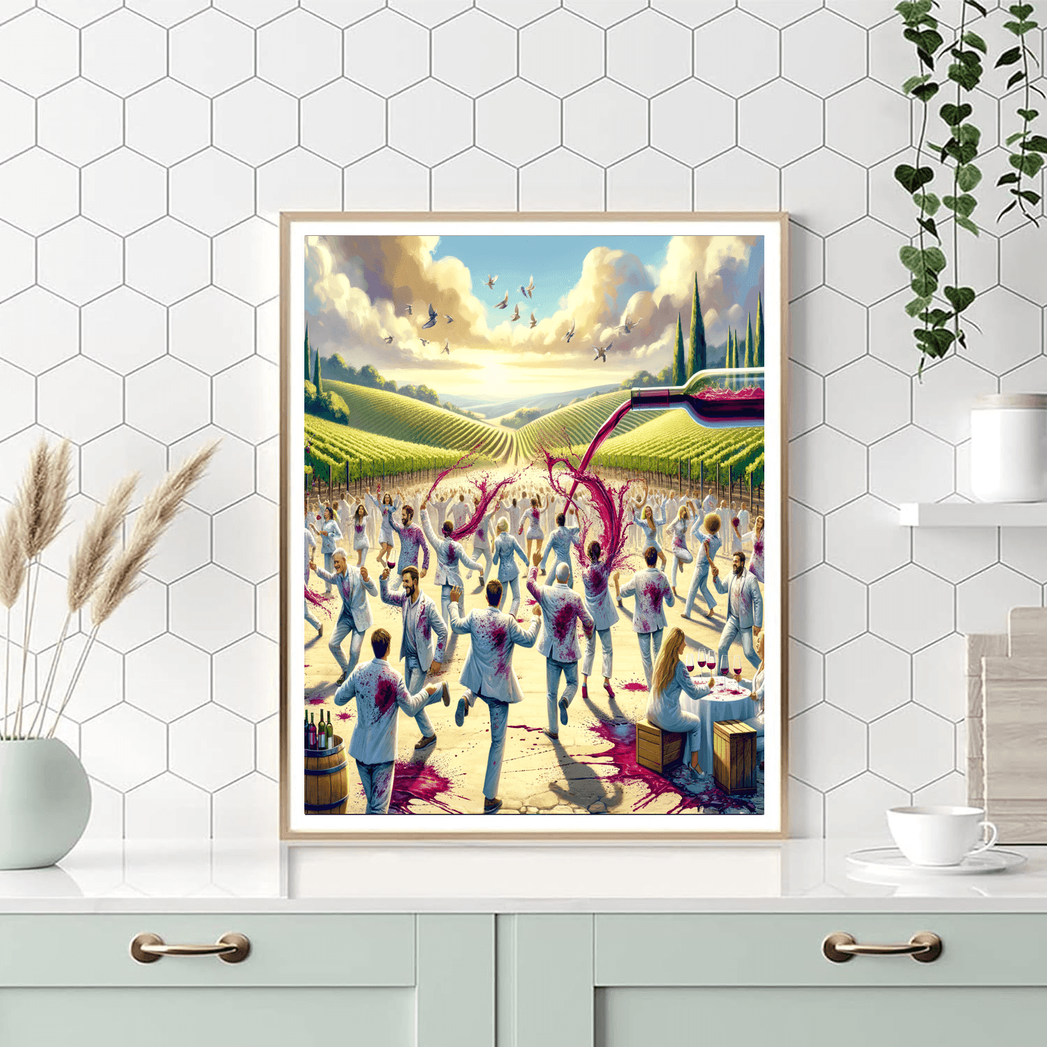 Haro Wine Festival - Spain Paint By Numbers Art