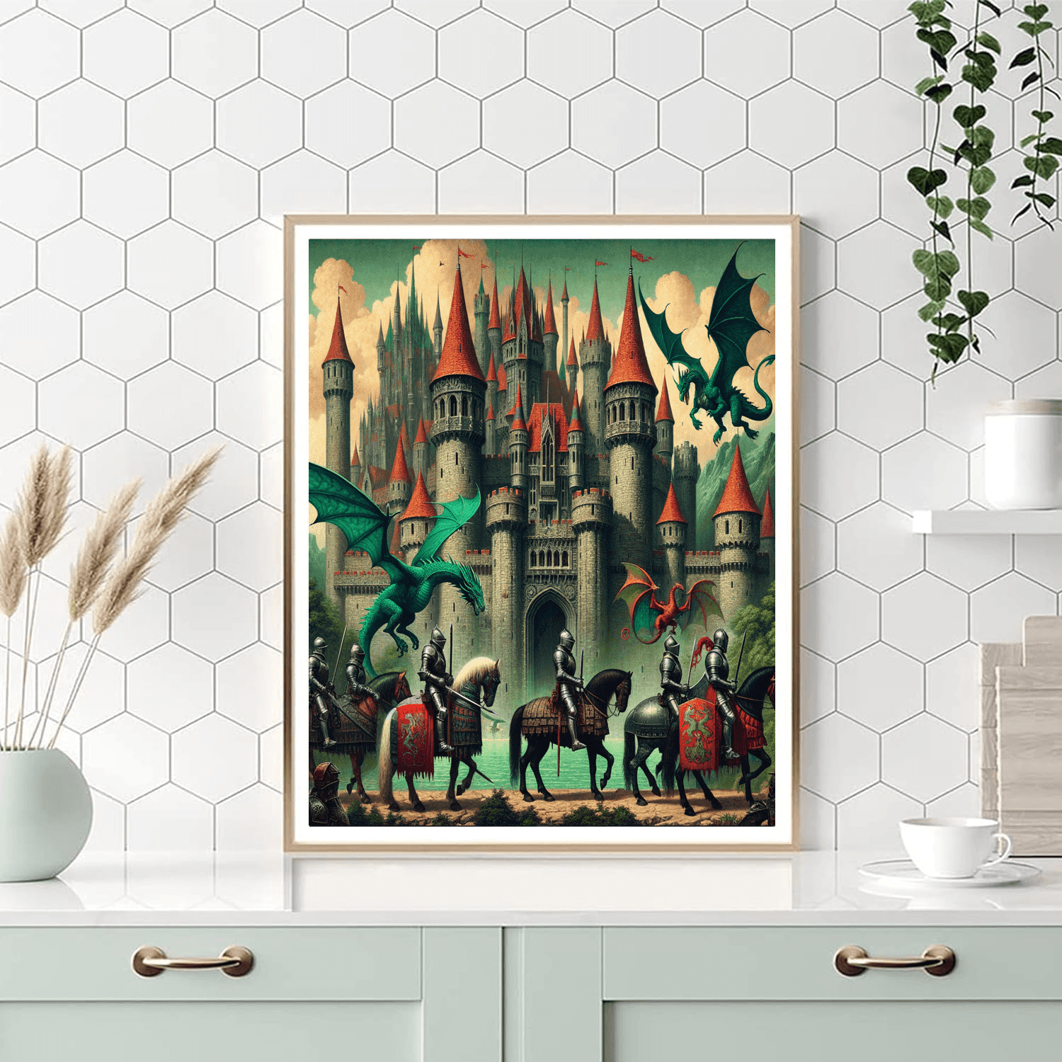 Medieval Castle Quest Paint By Color