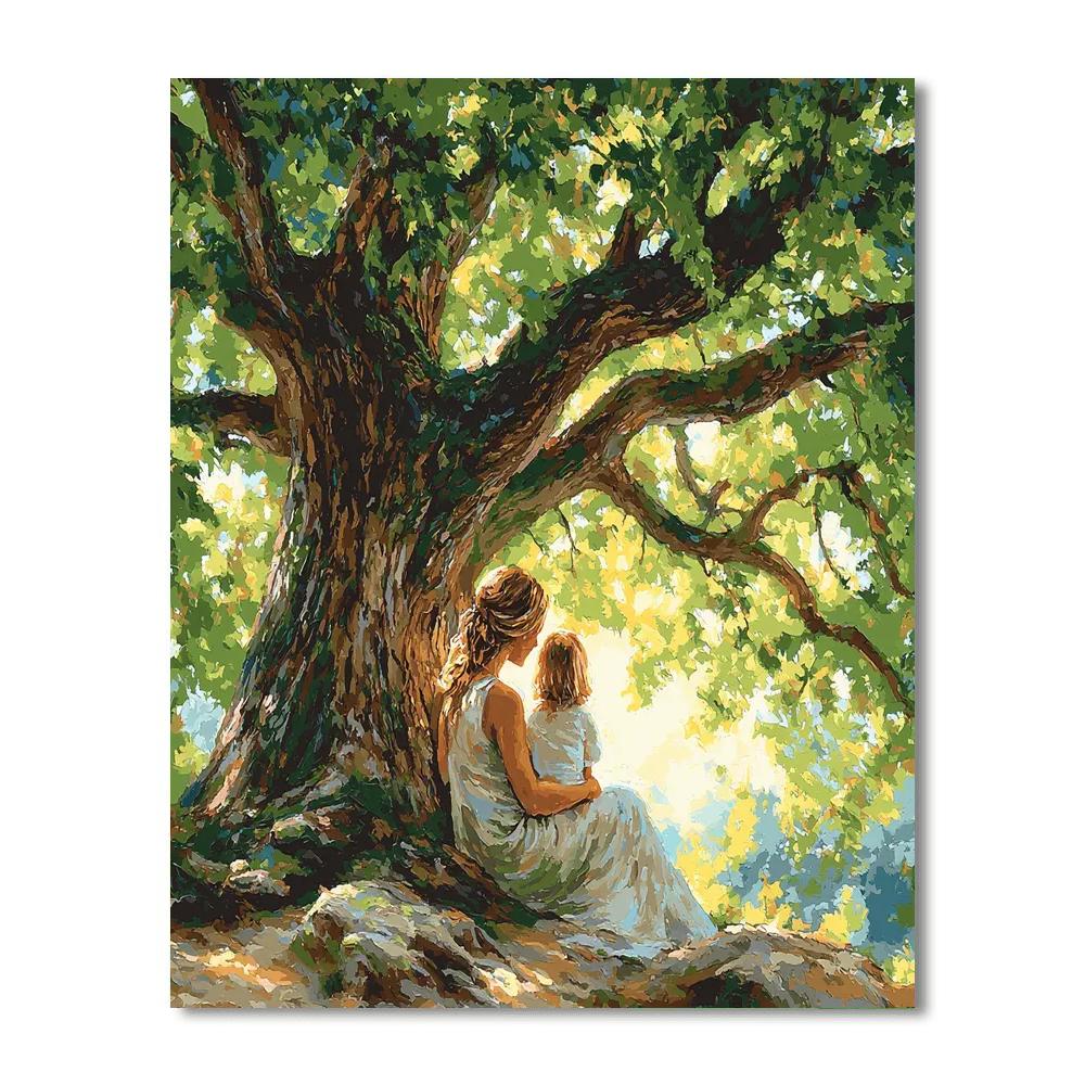 Under The Oak Tree Number Painting