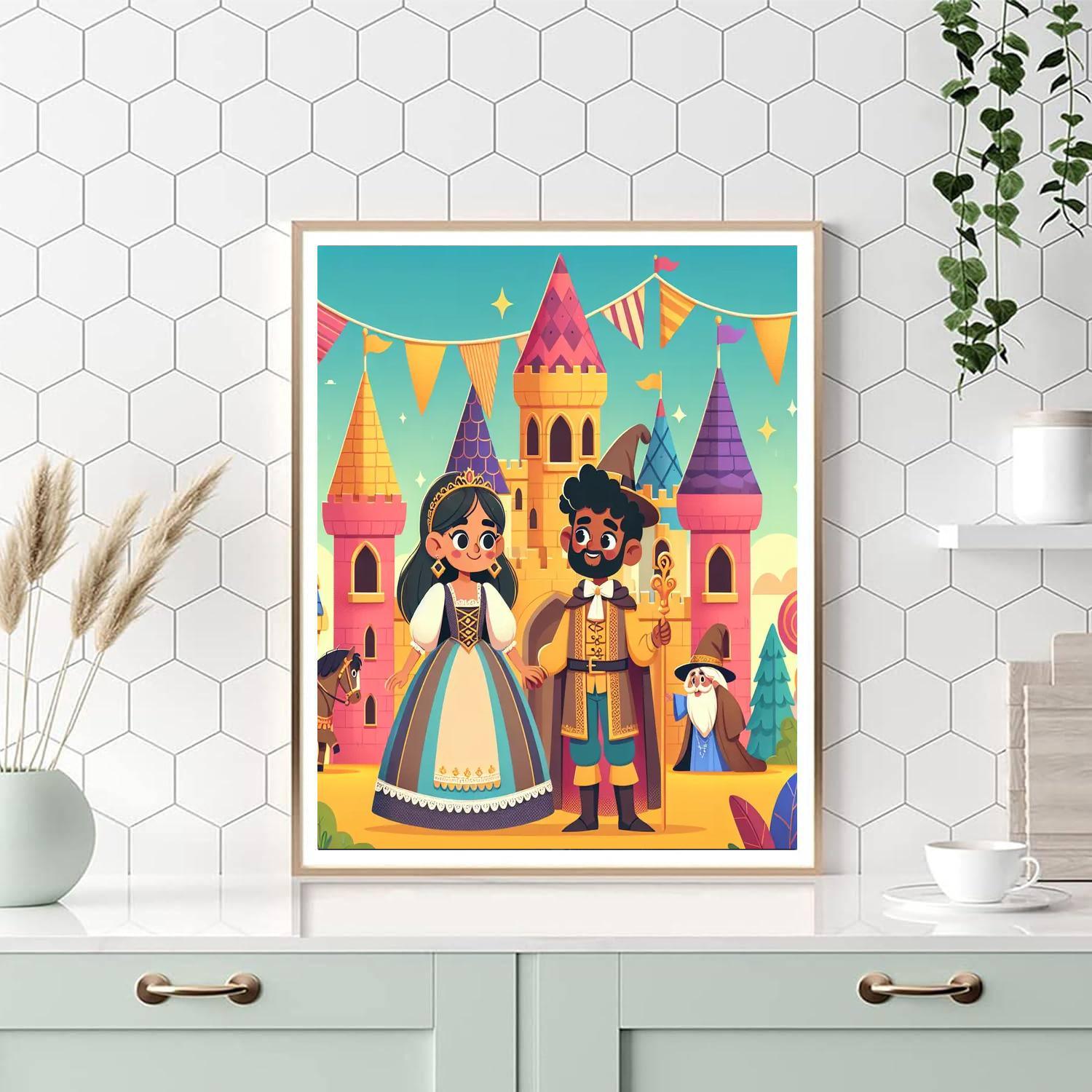 Castle Enchantment Adventure Paint By Numbers Kits