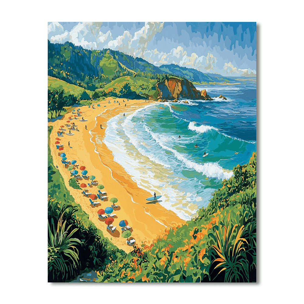 Manly Beach - Sydney Paint By Numbers Kits