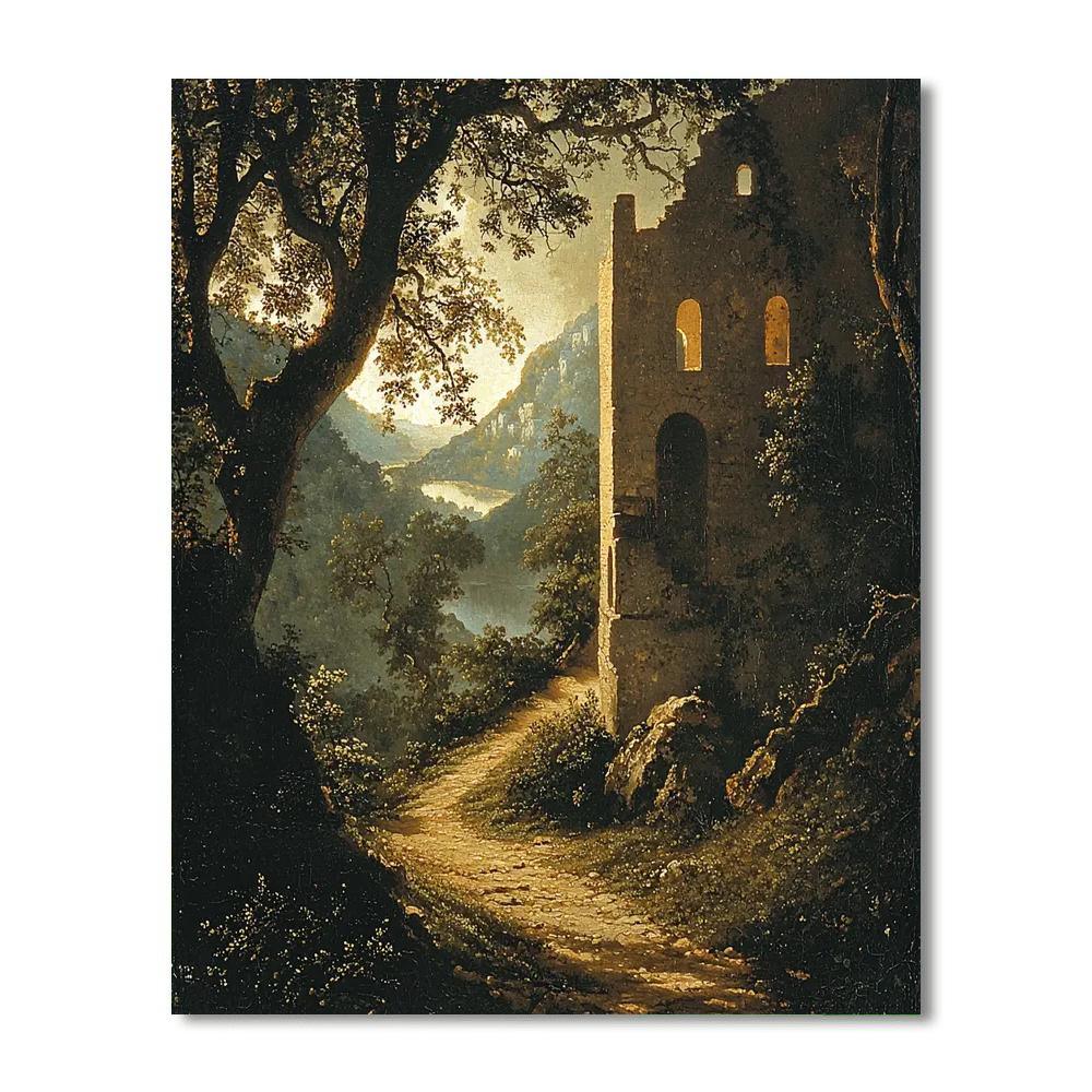 Caravaggio Inspired Veil Of Secrets  Paint By Numbers Art